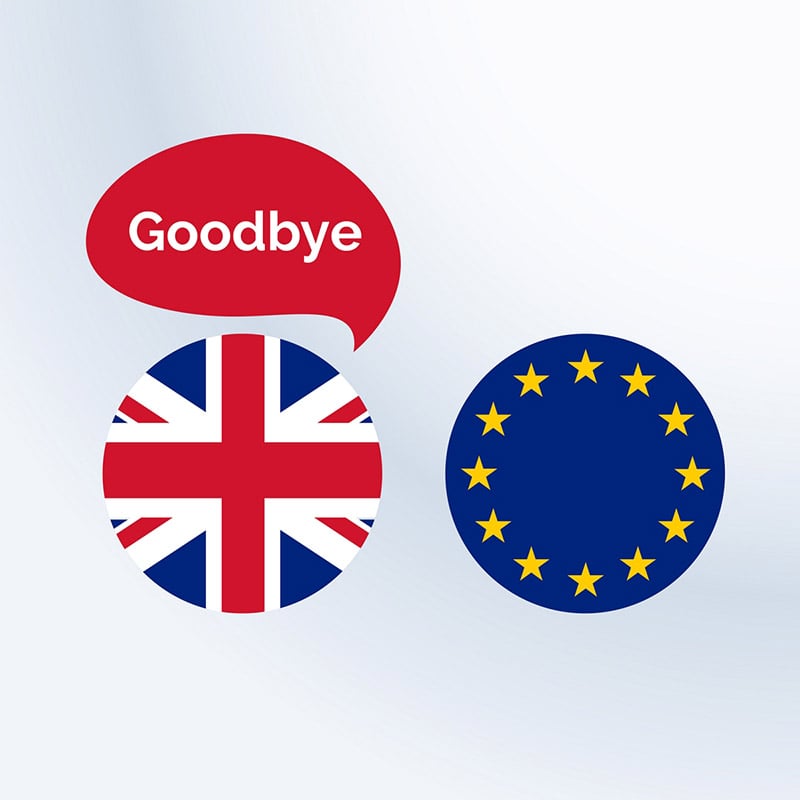 Britain saying goodbye to EU - data protection