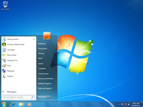 Windows 7 ESU - Windows 7 screenshot. 