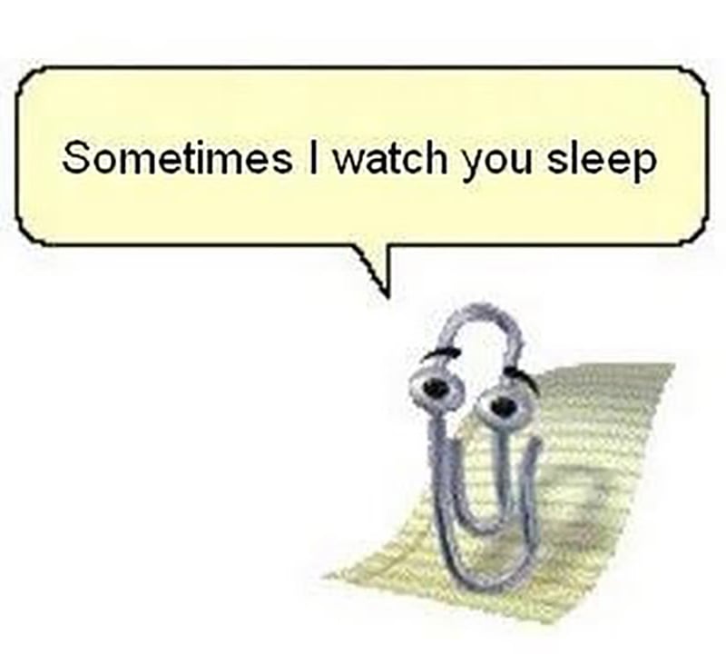 One of many, many memes inspired by Clippy. 