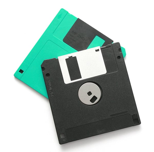 Floppy disks - 1990s