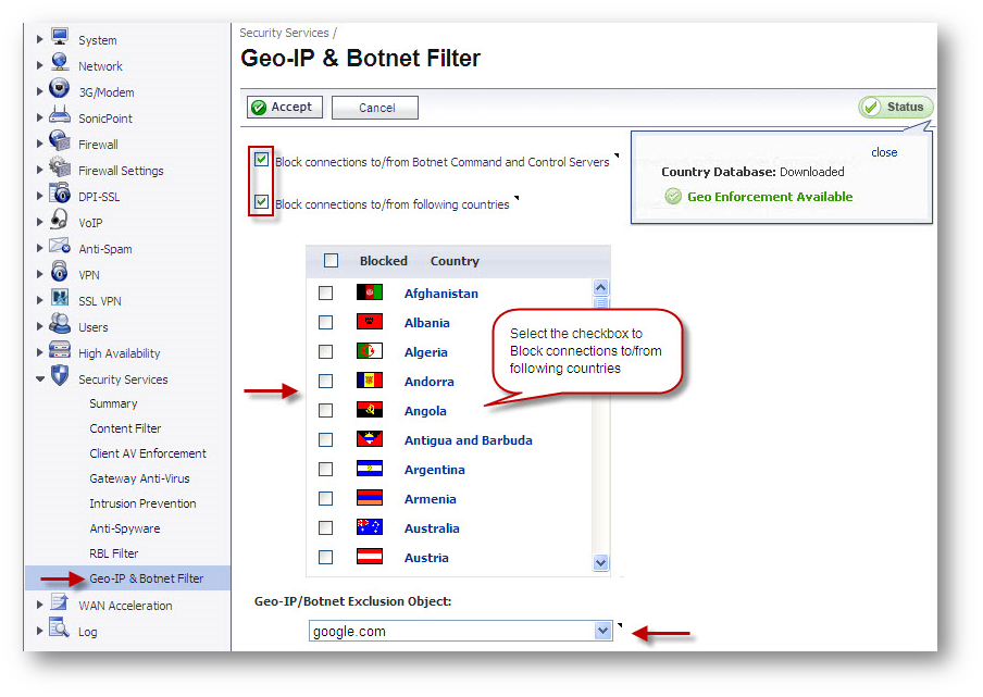 GeoIP Filtering SonicWall: What is it and should you use it